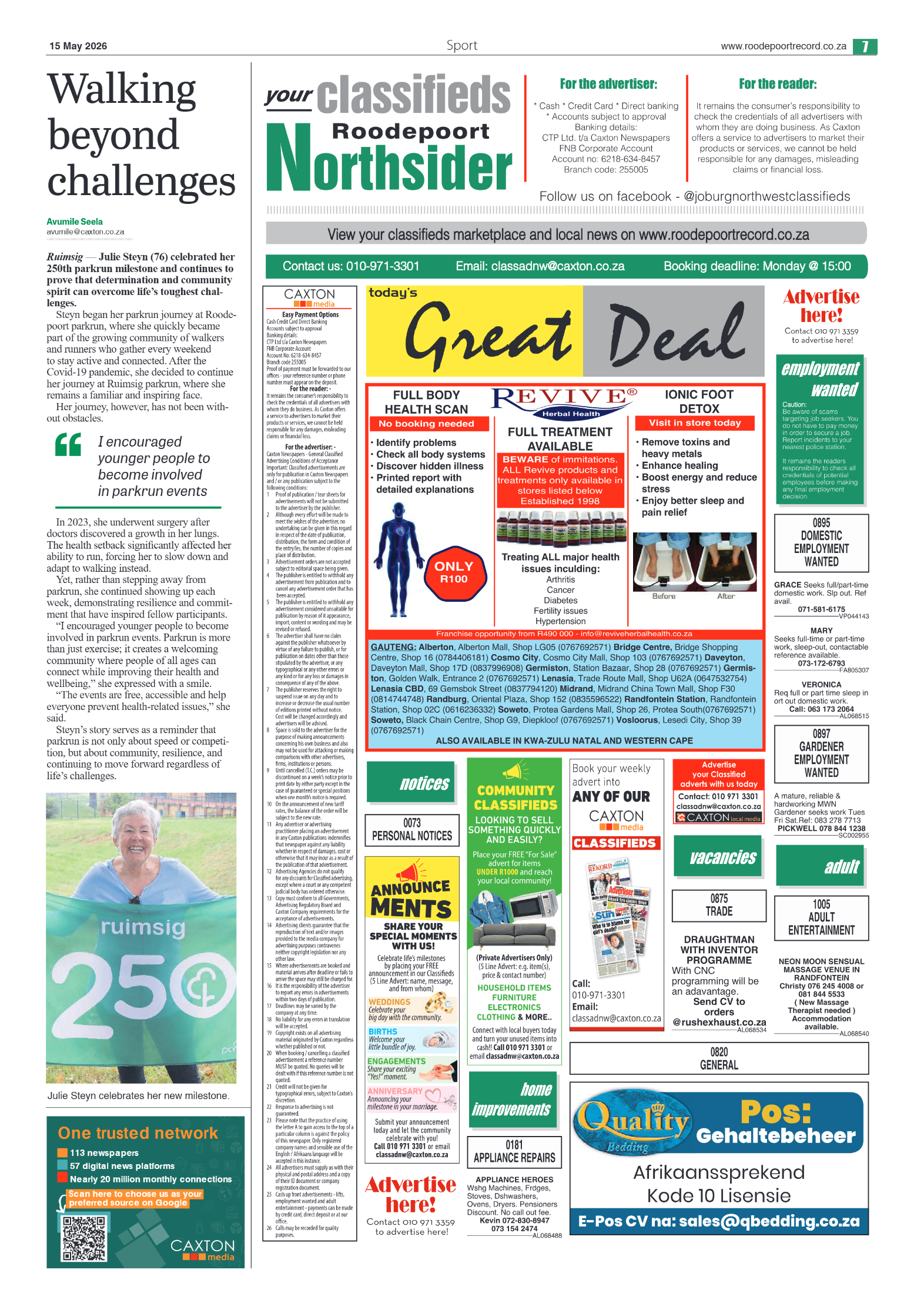 Roodepoort Northsider 15 May 2026 page 9