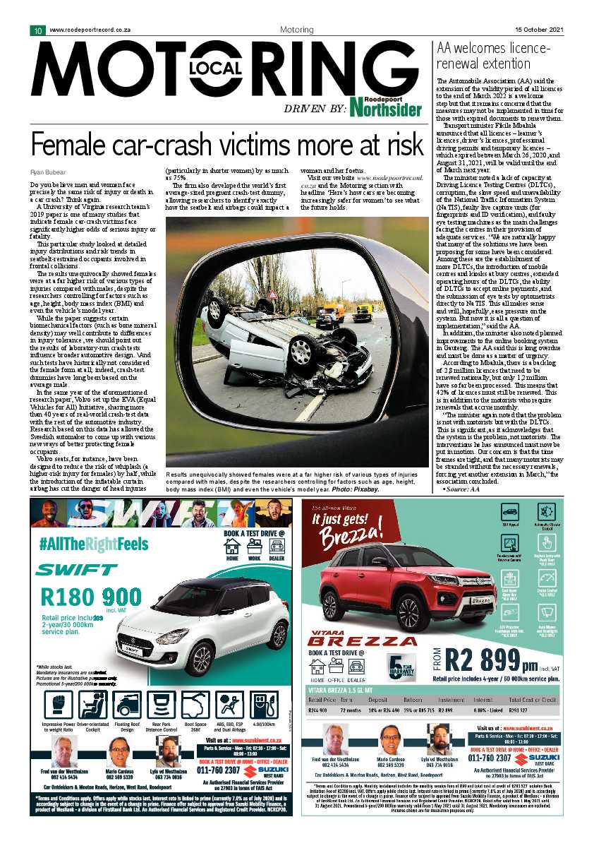 Roodepoort Northsider 15 October 2021 page 10
