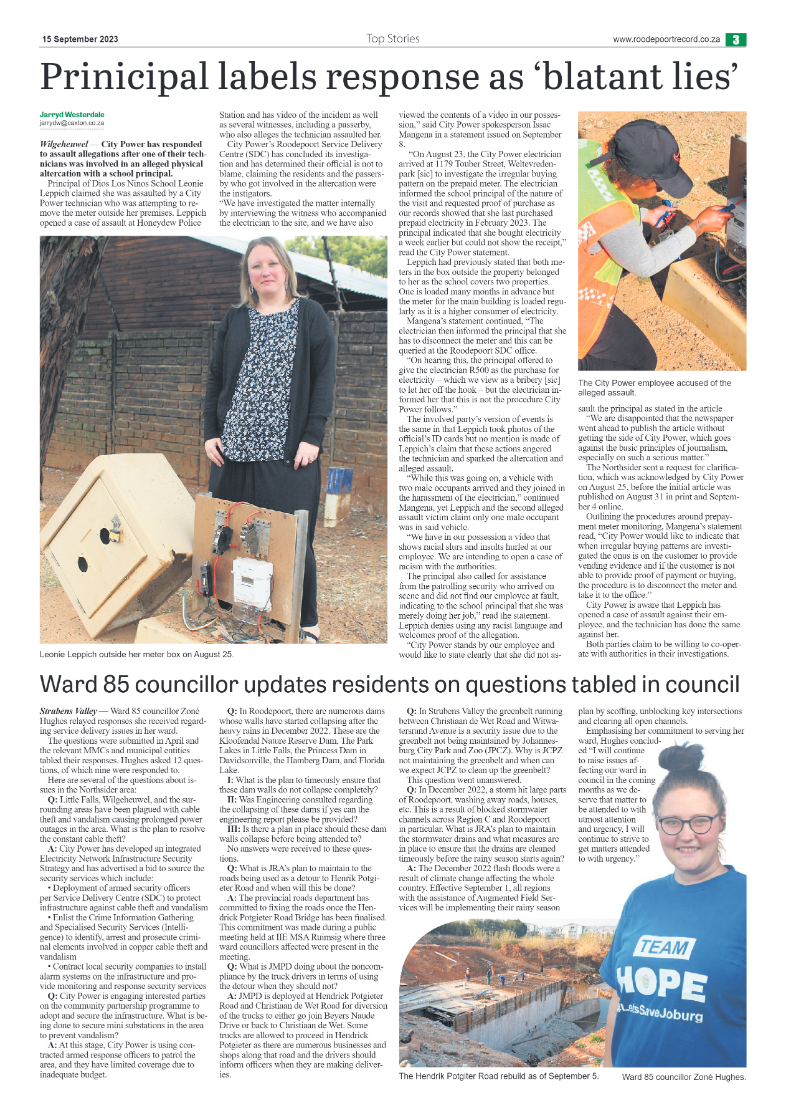 Roodepoort Northsider 15 September 2023 page 3