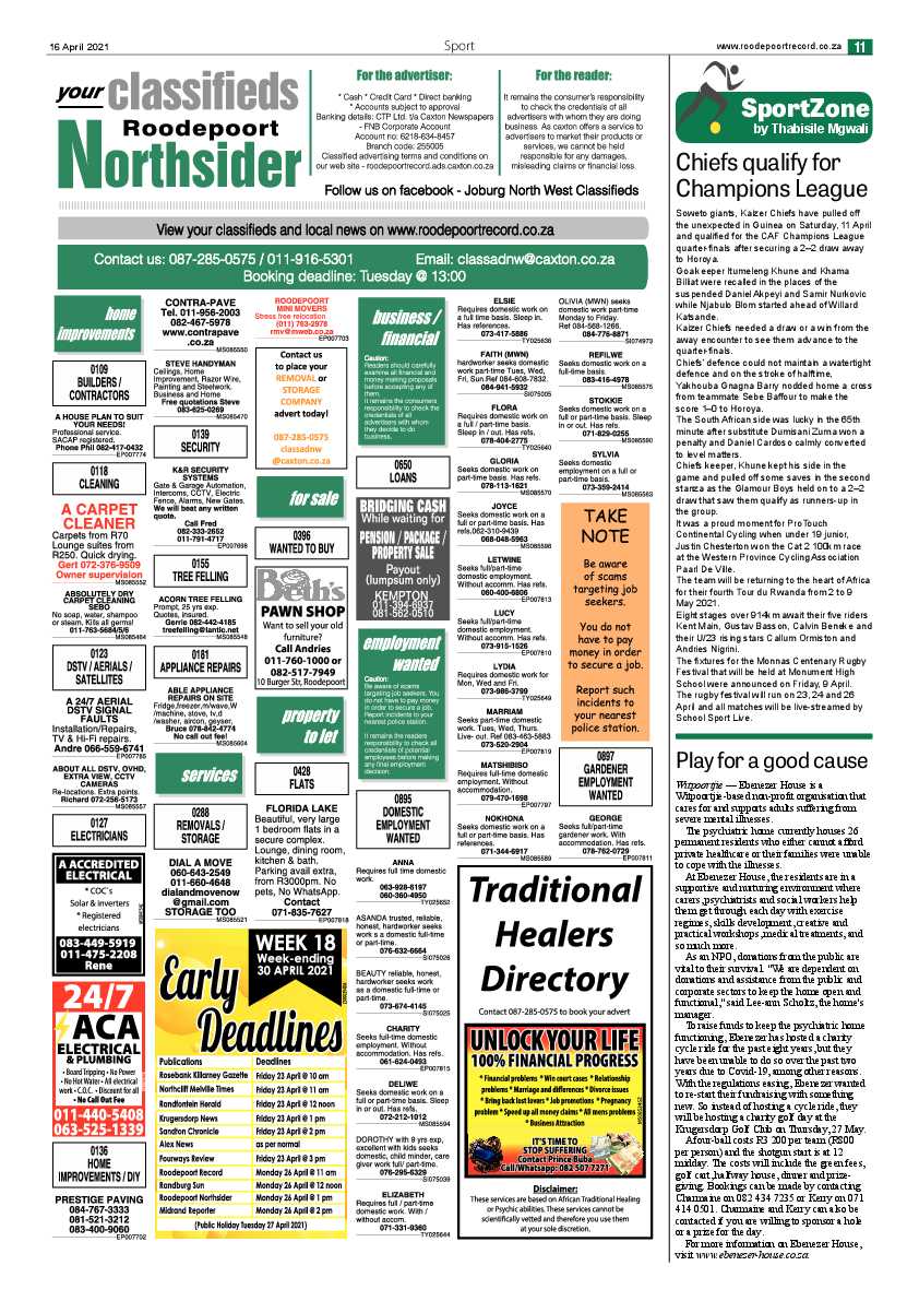 Roodepoort Northsider 16 April 2021 page 11