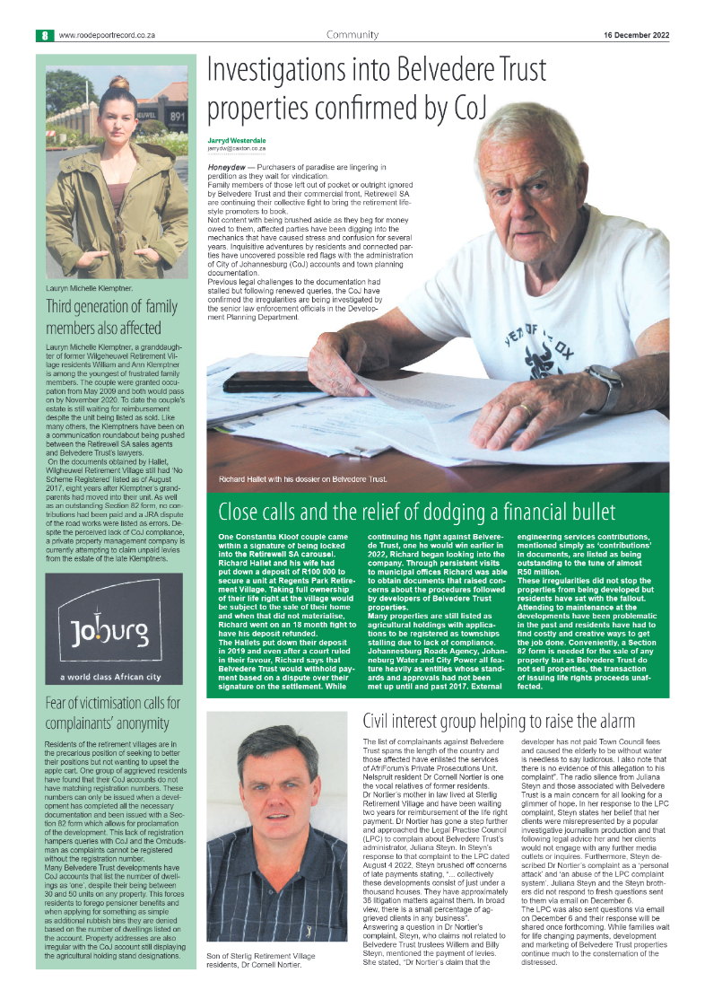Roodepoort Northsider 16 December 2022 page 8