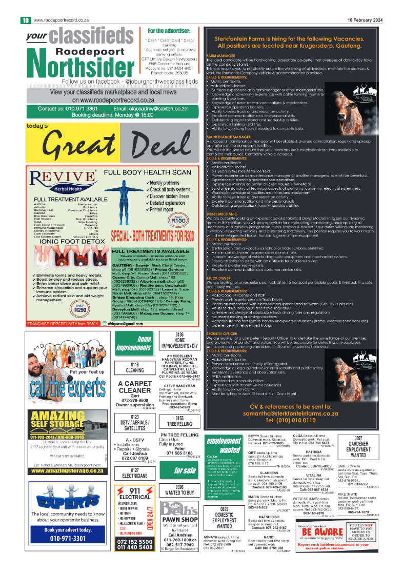 Roodepoort Northsider 16 February 2024 page 10