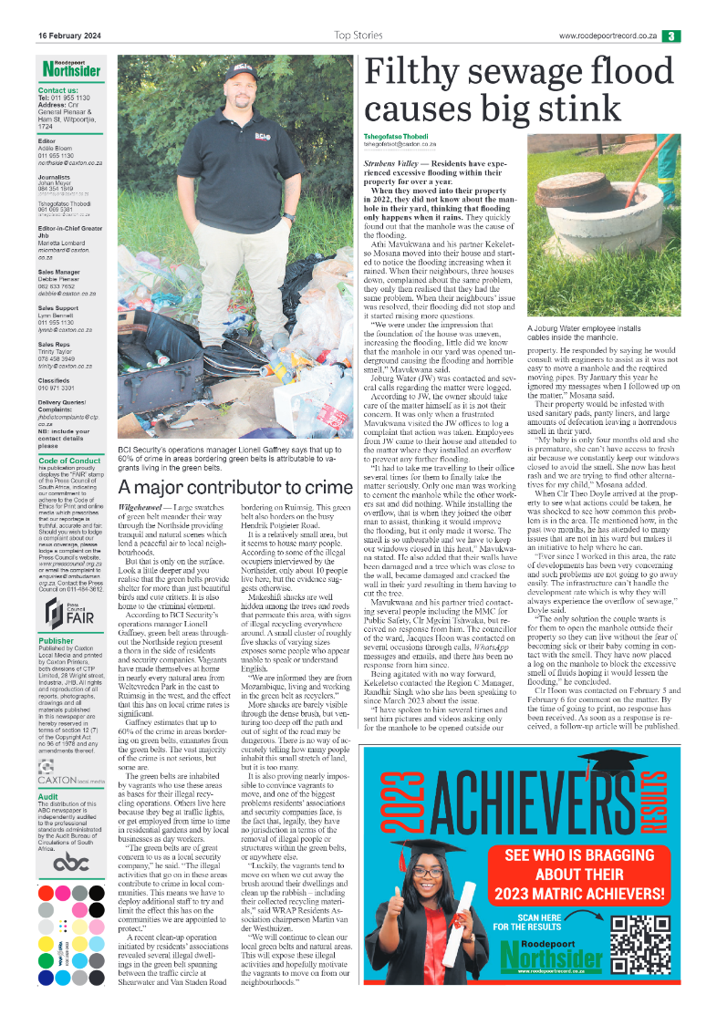 Roodepoort Northsider 16 February 2024 page 3