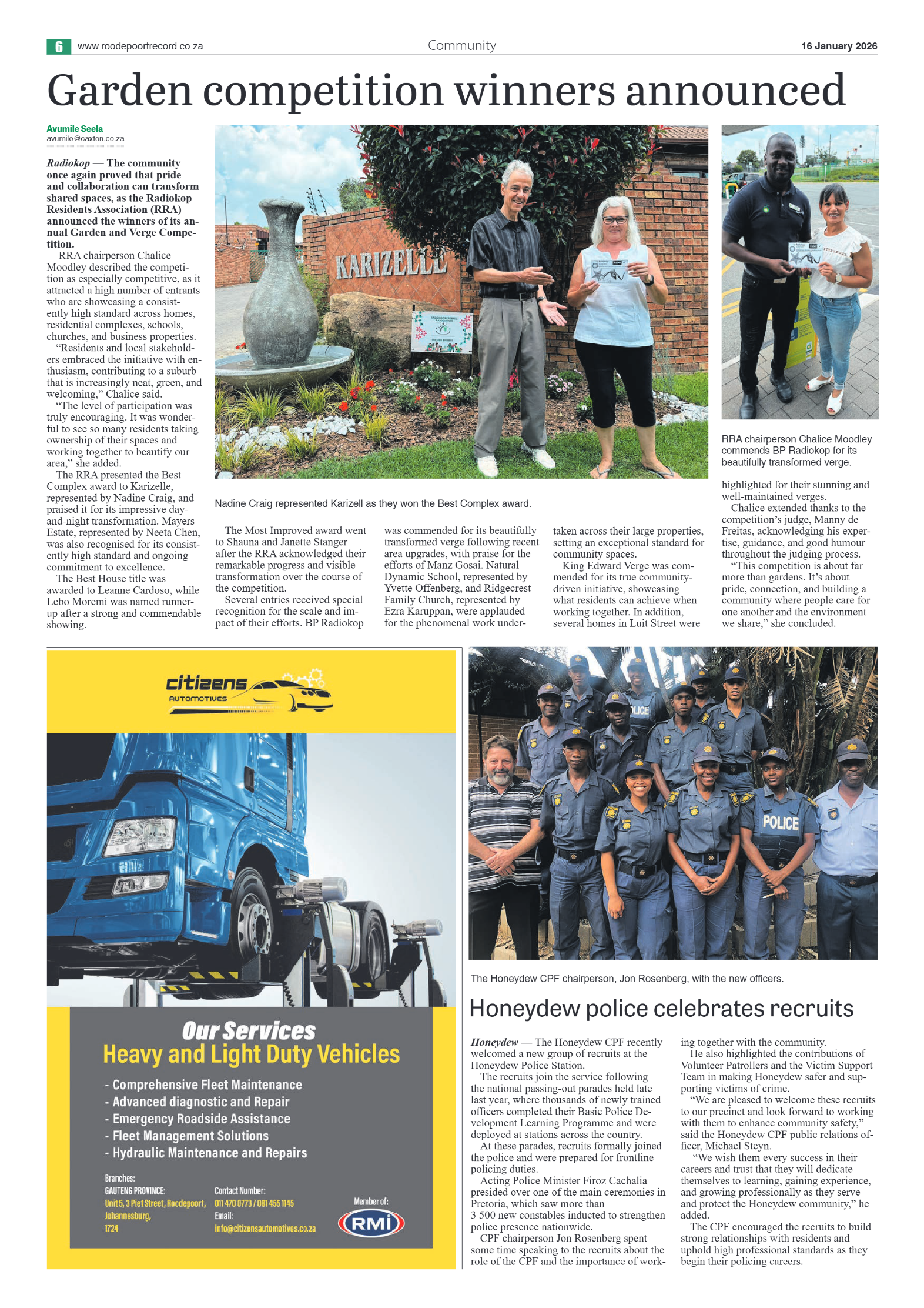 Roodepoort Northsider 16 January 2026 page 8