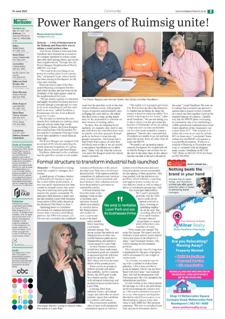 Roodepoort Northsider 16 June 2023 page 3
