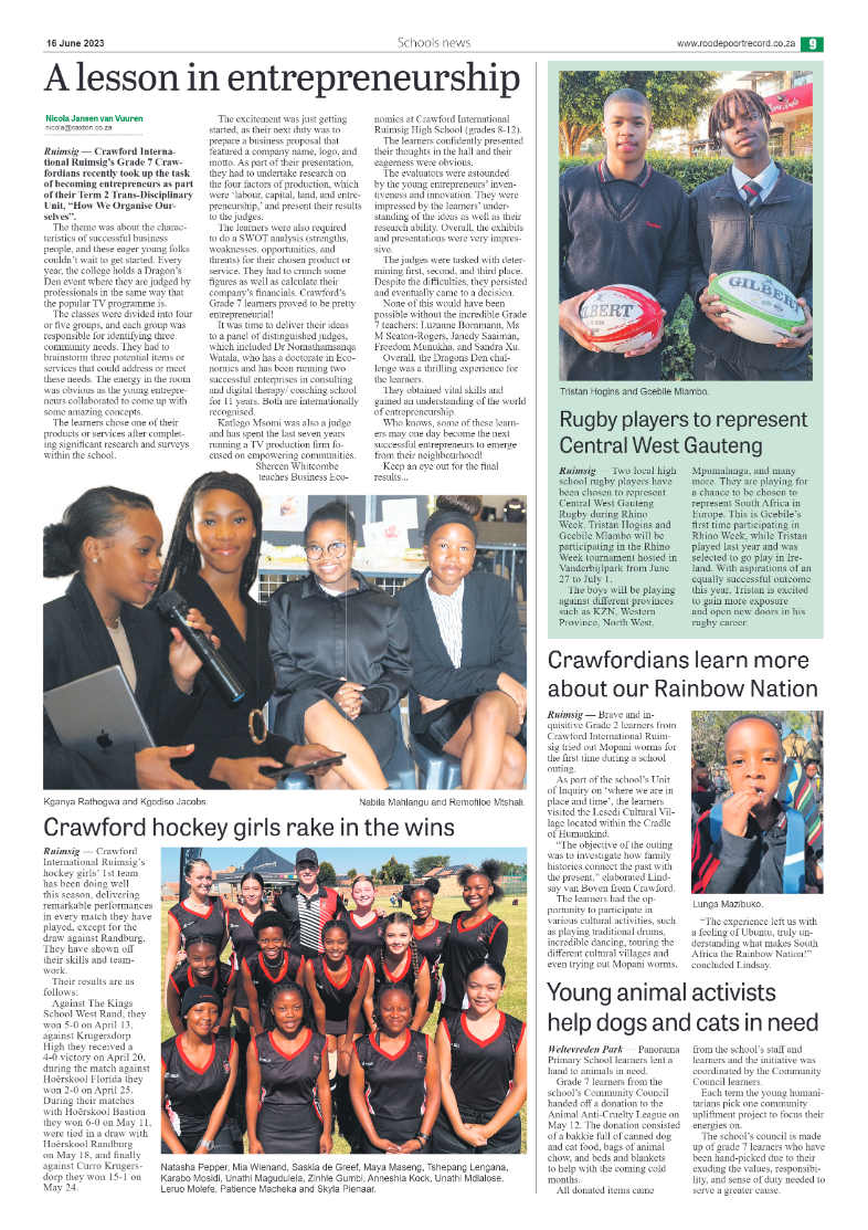 Roodepoort Northsider 16 June 2023 page 9