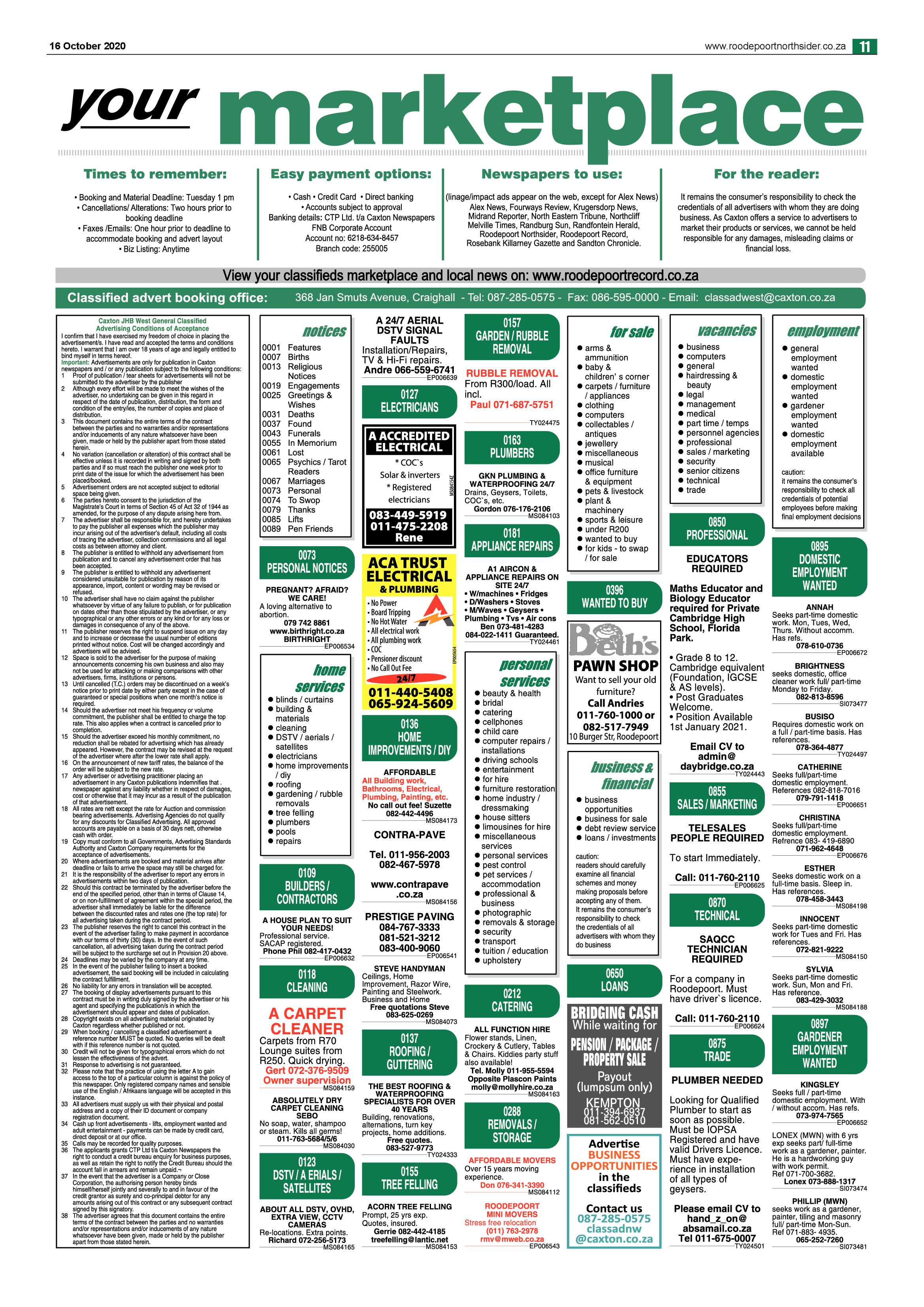 Roodepoort Northsider 16 October 2020 page 11