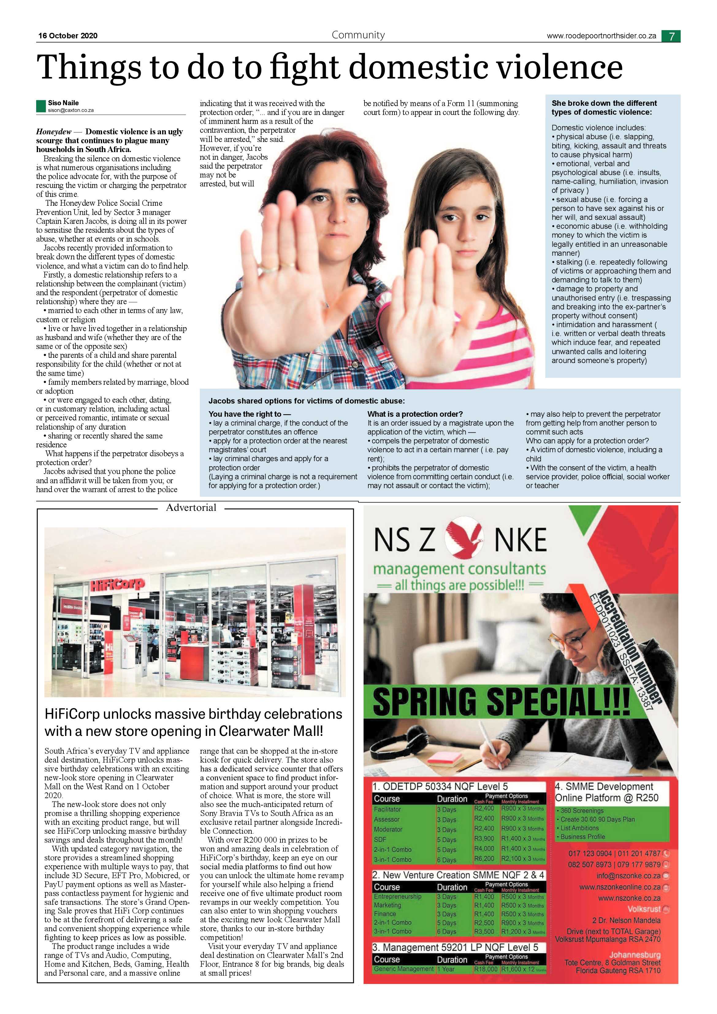 Roodepoort Northsider 16 October 2020 page 7