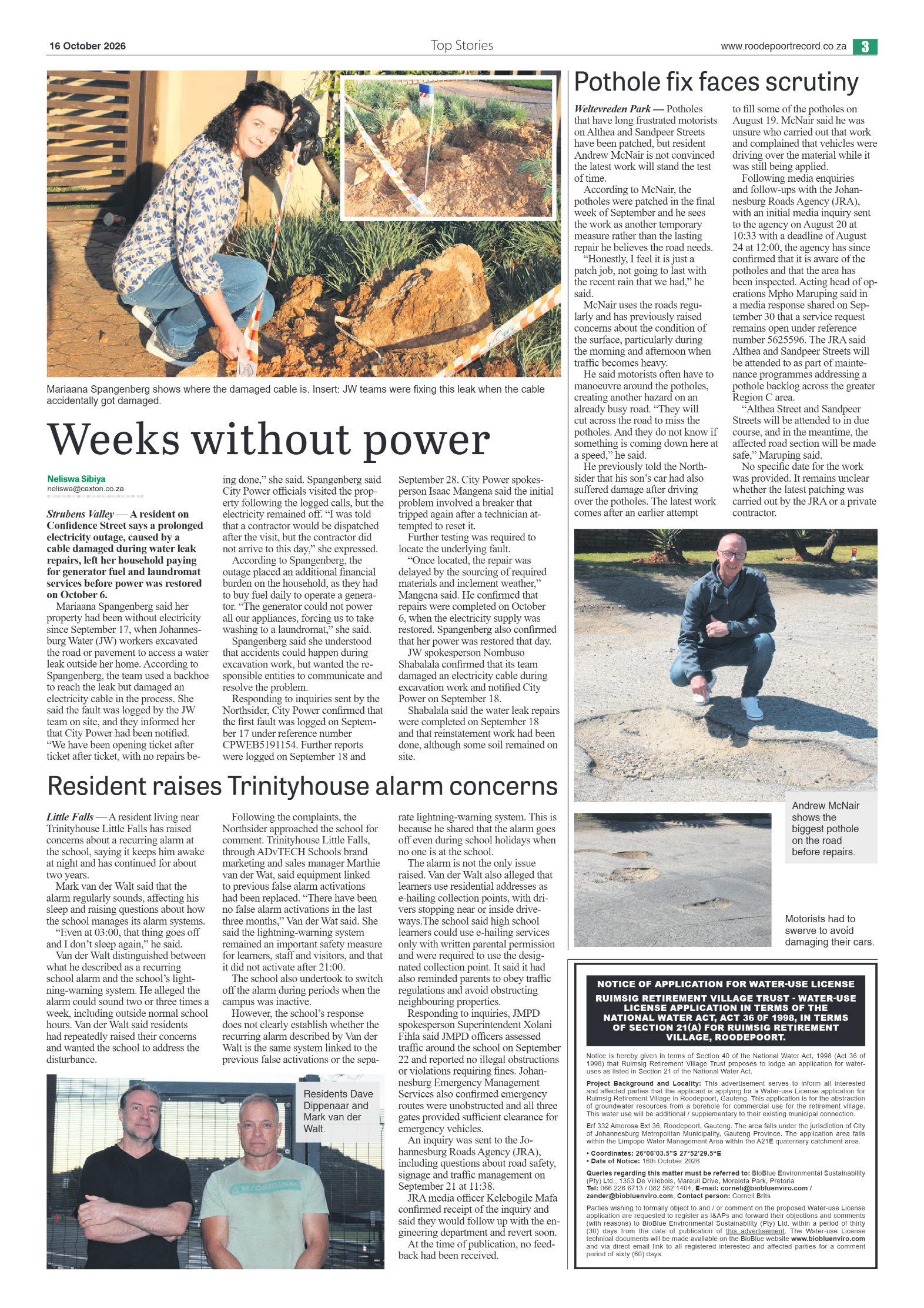 Roodepoort Northsider 16 October 2026 page 3