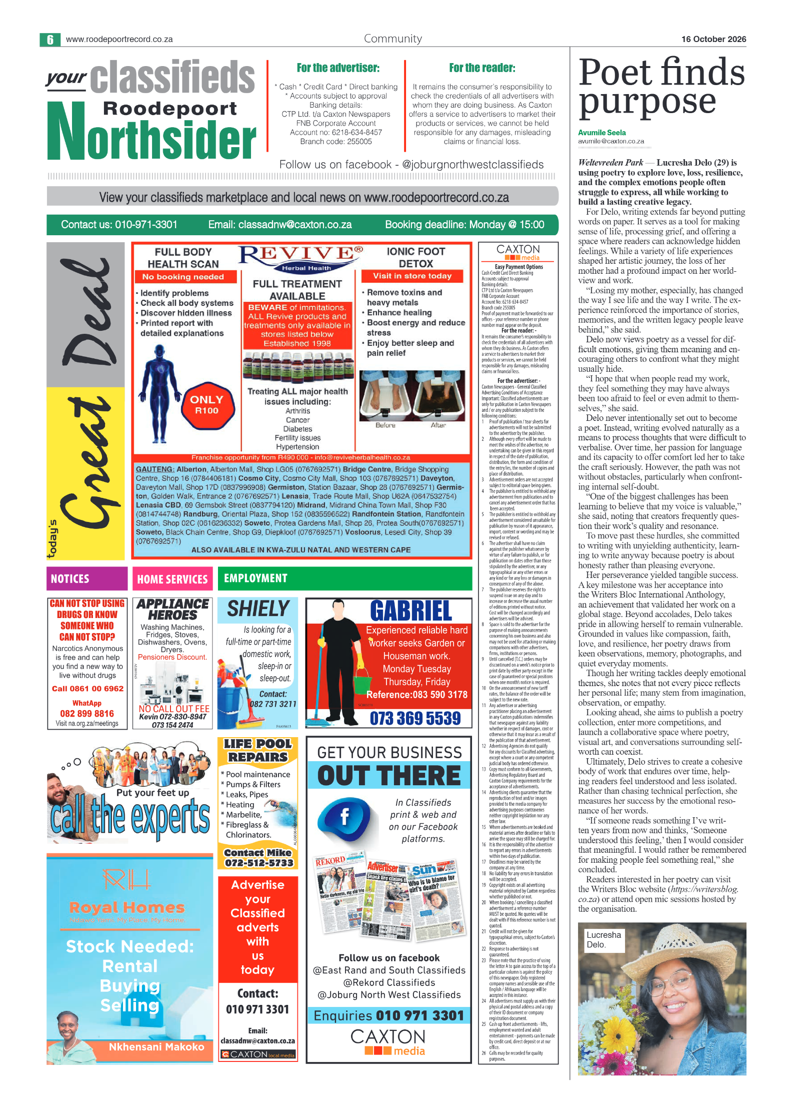 Roodepoort Northsider 16 October 2026 page 6