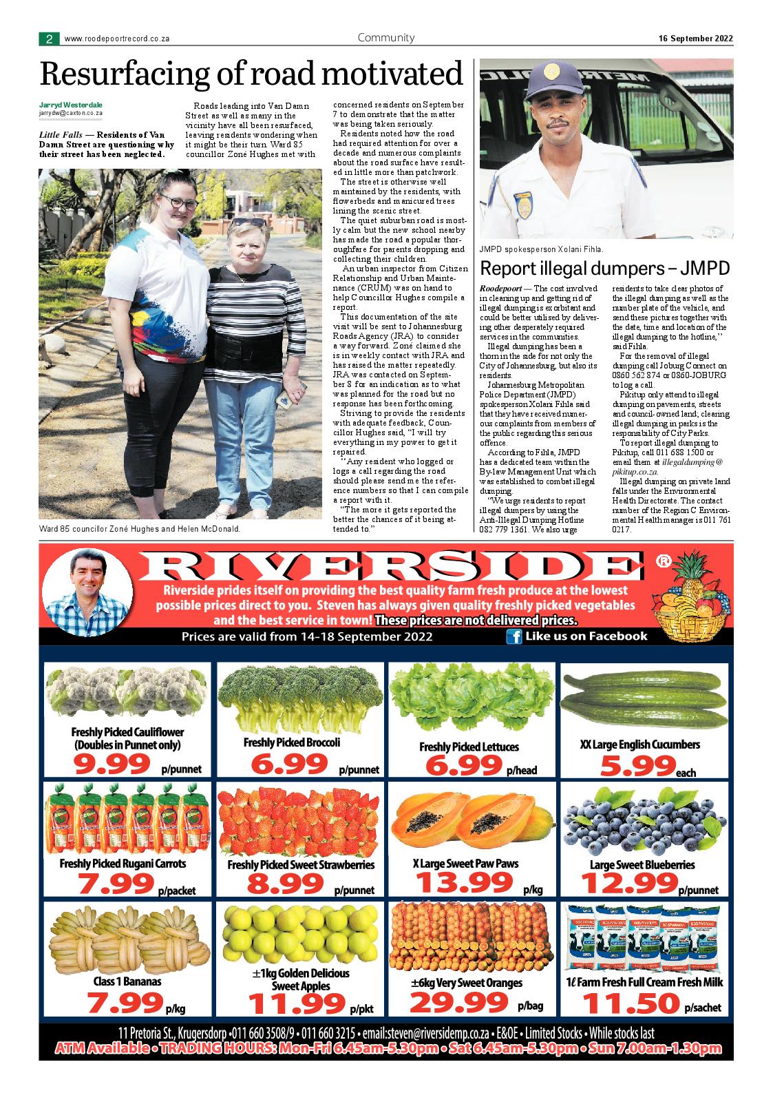 Roodepoort Northsider 16 September 2022 page 2