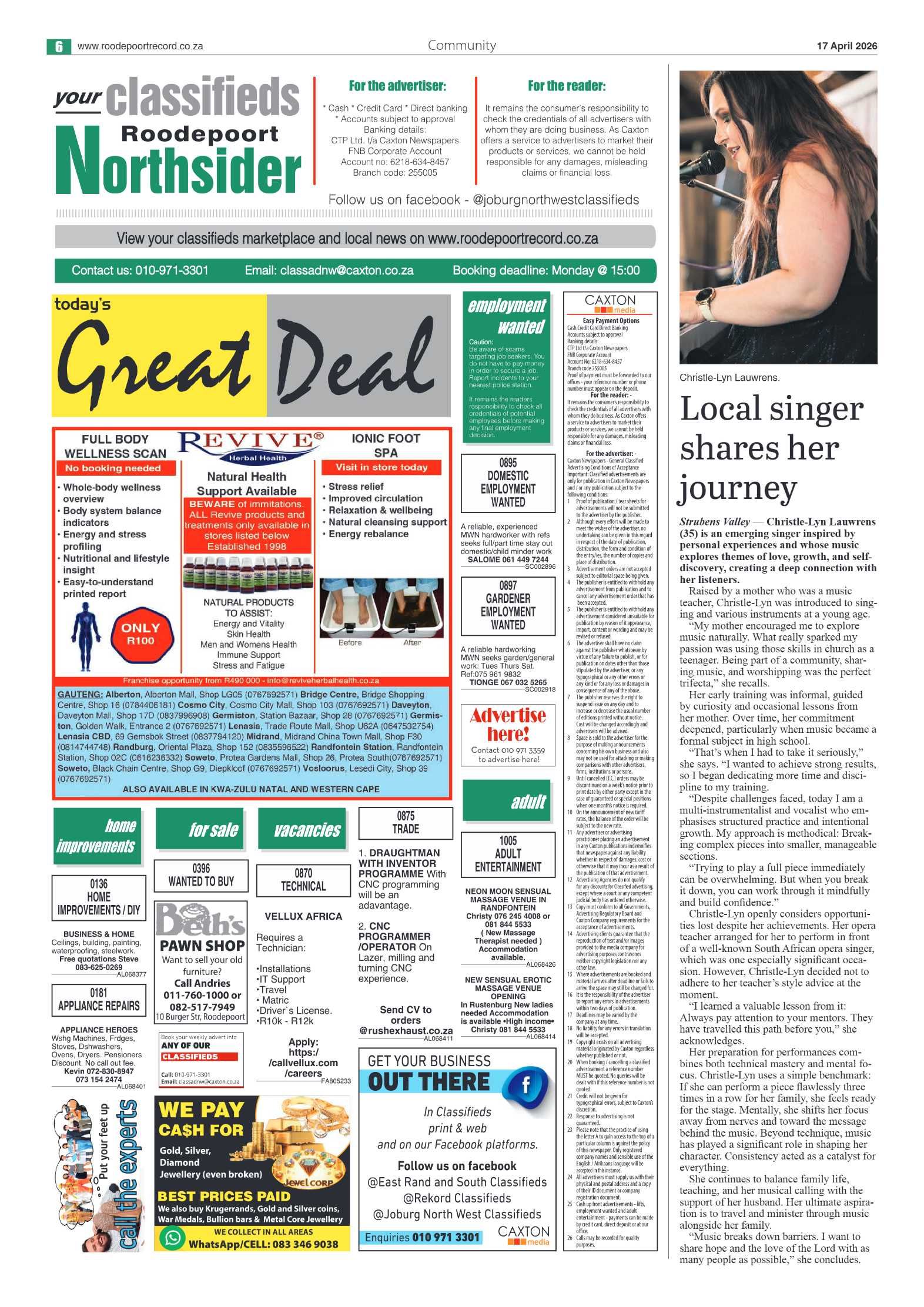 Roodepoort Northsider 17 April 2026 page 6