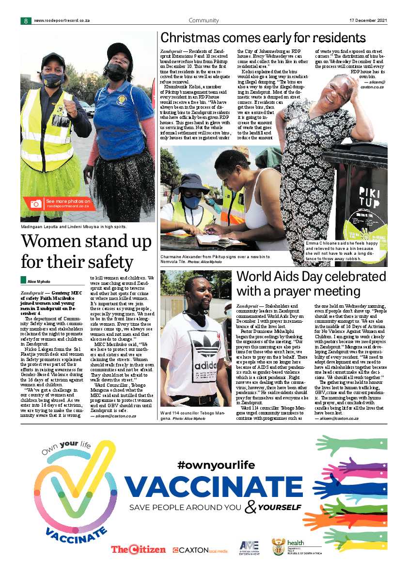 Roodepoort Northsider 17 December 2021 page 8