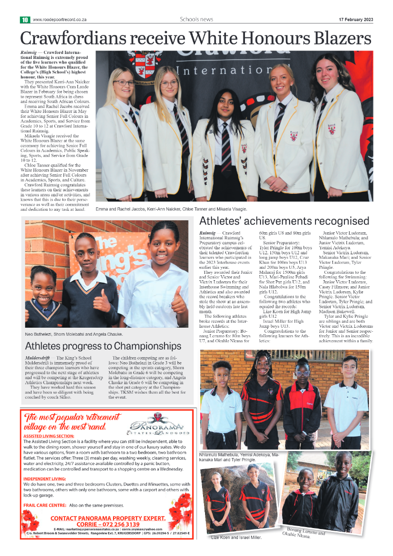 Roodepoort Northsider 17 February 2023 page 10