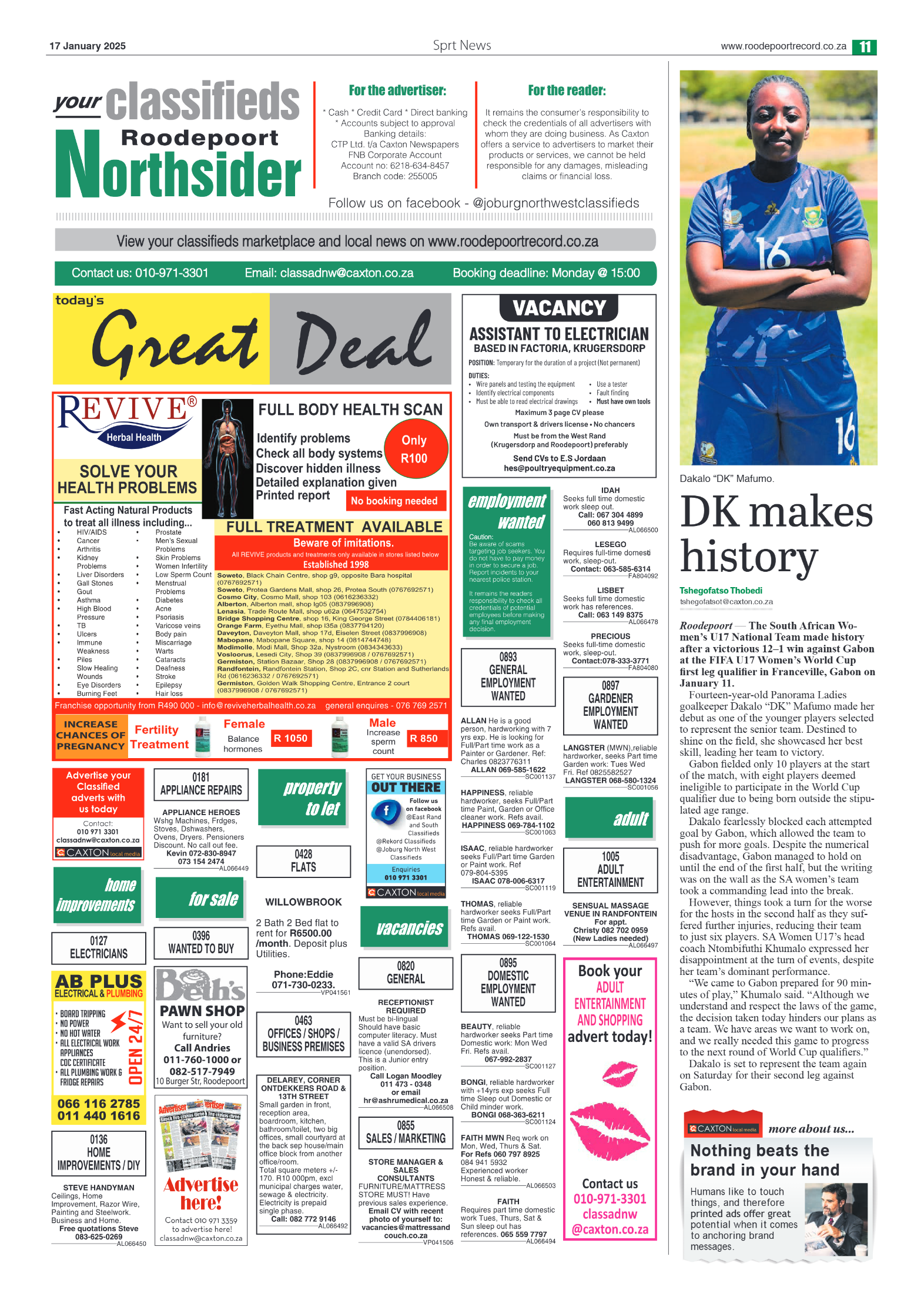 Roodepoort Northsider 17 January 2025 page 11