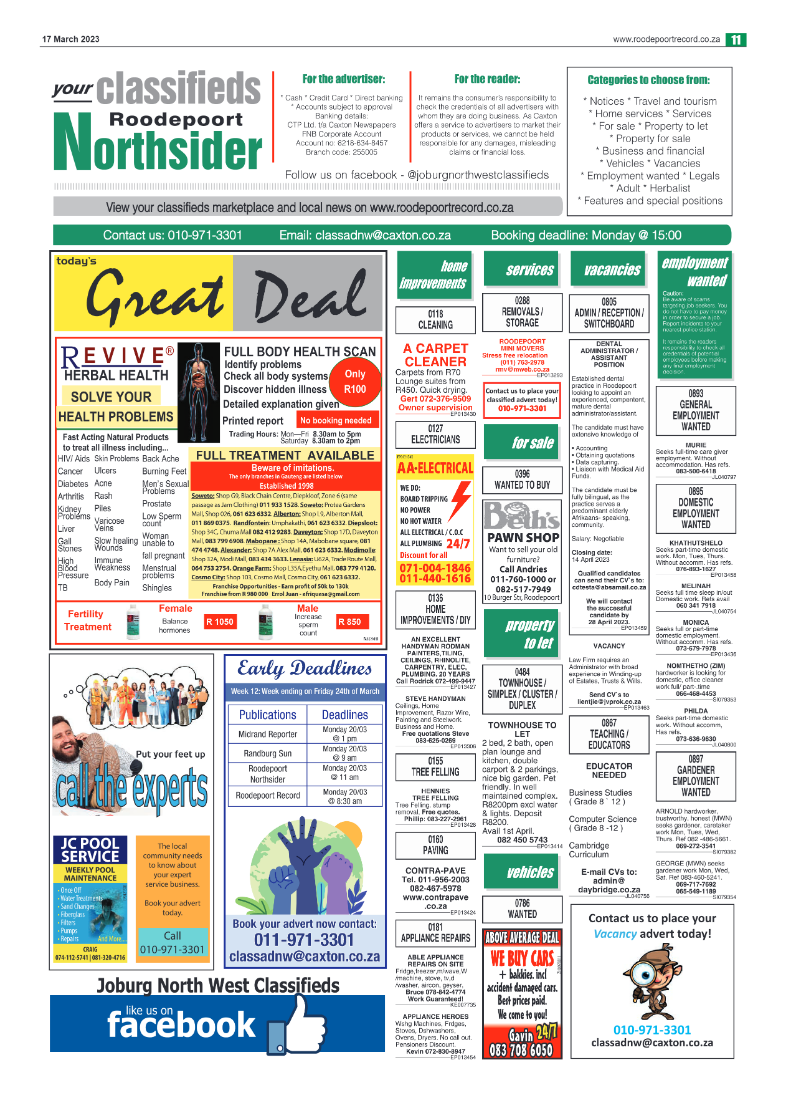 Roodepoort Northsider 17 March 2023 page 11