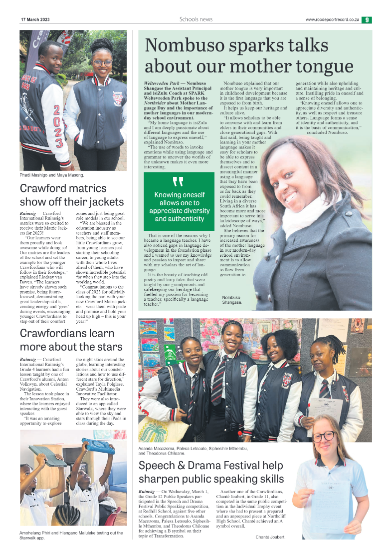 Roodepoort Northsider 17 March 2023 page 9