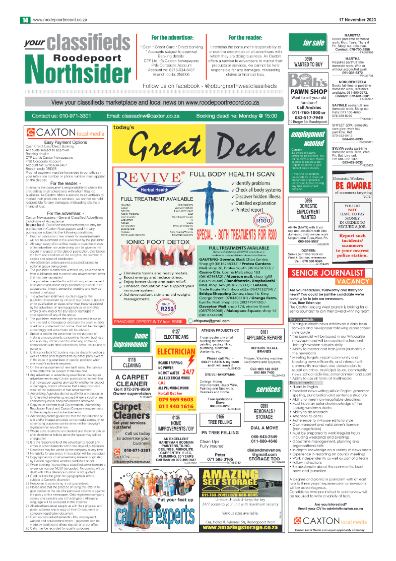 Roodepoort Northsider 17 November 2023 page 14