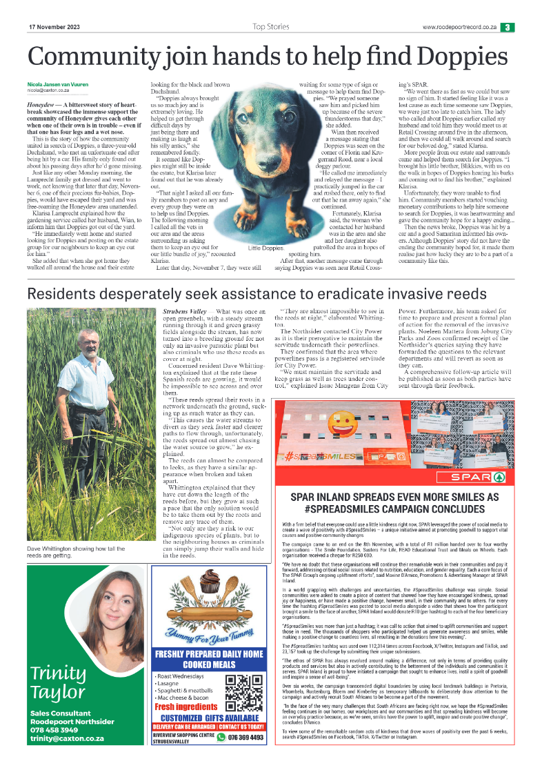 Roodepoort Northsider 17 November 2023 page 3