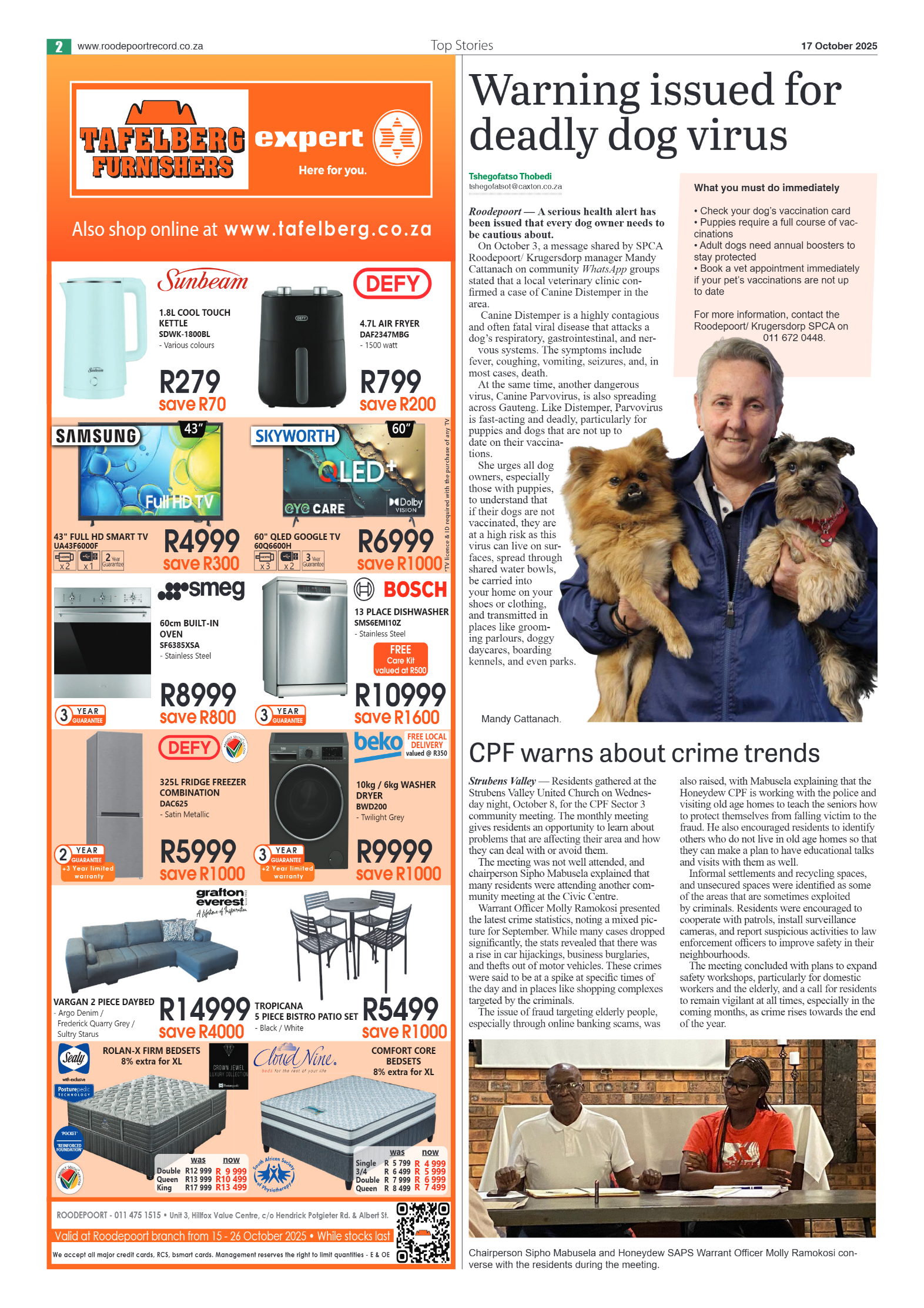 Roodepoort Northsider 17 October 2025 page 2