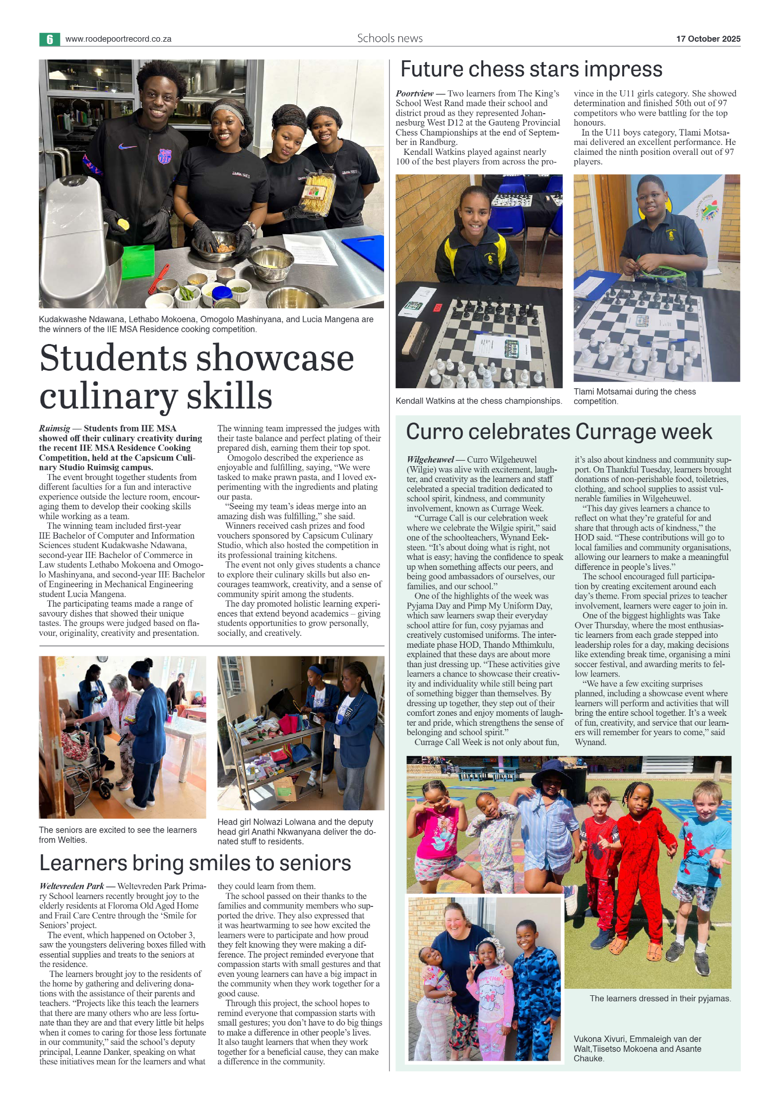 Roodepoort Northsider 17 October 2025 page 6