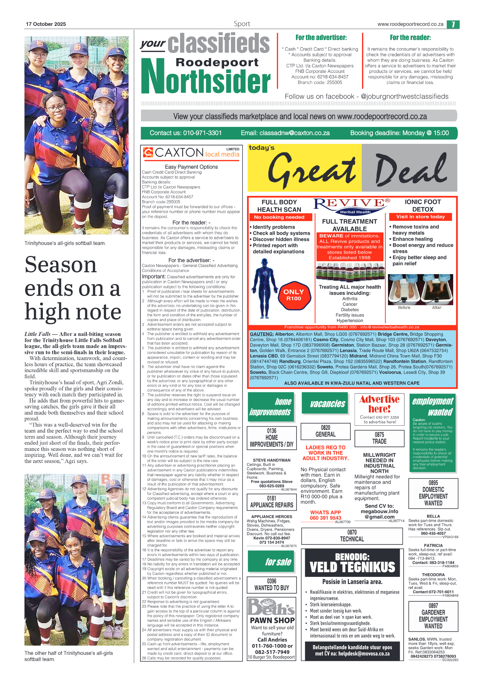 Roodepoort Northsider 17 October 2025 page 7