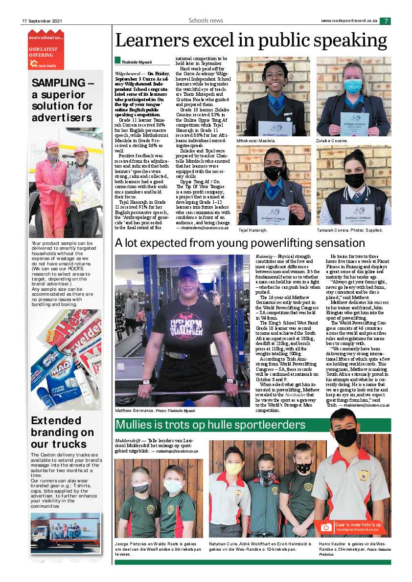 Roodepoort Northsider 17 September 2021 page 7