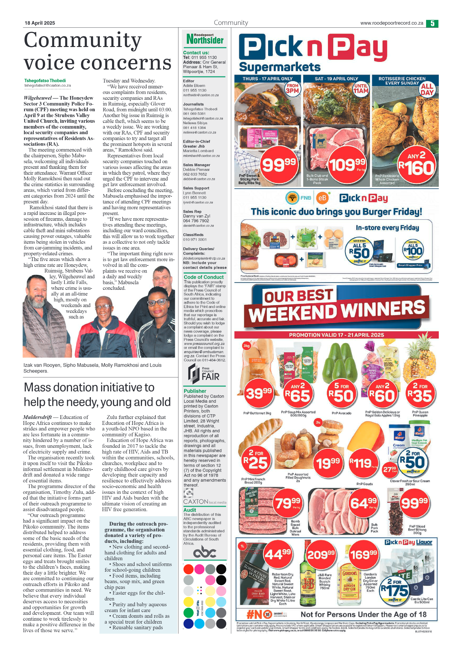 Roodepoort Northsider 18 April 2025 page 5
