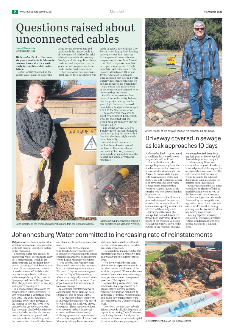 Roodepoort Northsider 18 August 2023 page 2
