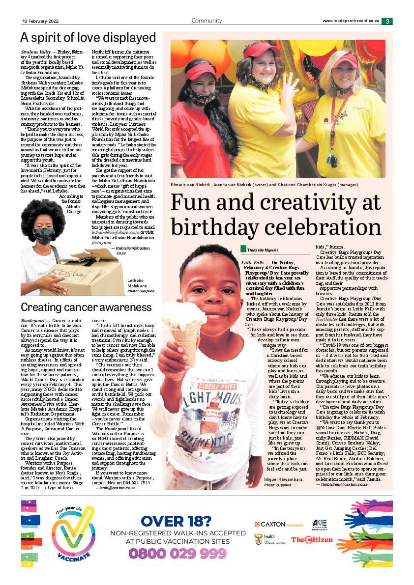 Roodepoort Northsider 18 February 2022 page 3