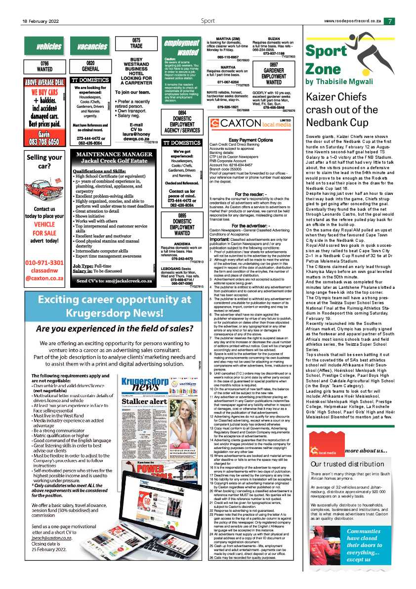 Roodepoort Northsider 18 February 2022 page 7