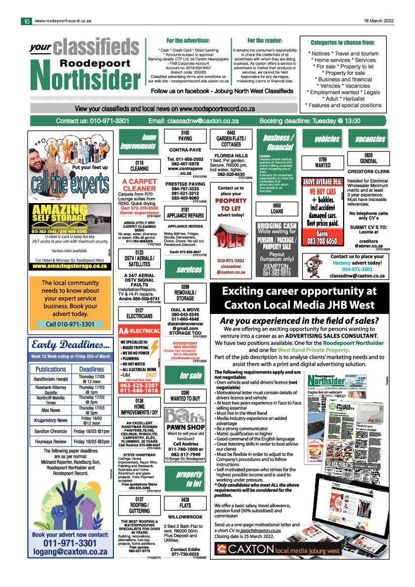Roodepoort Northsider 18 March 2022 page 10