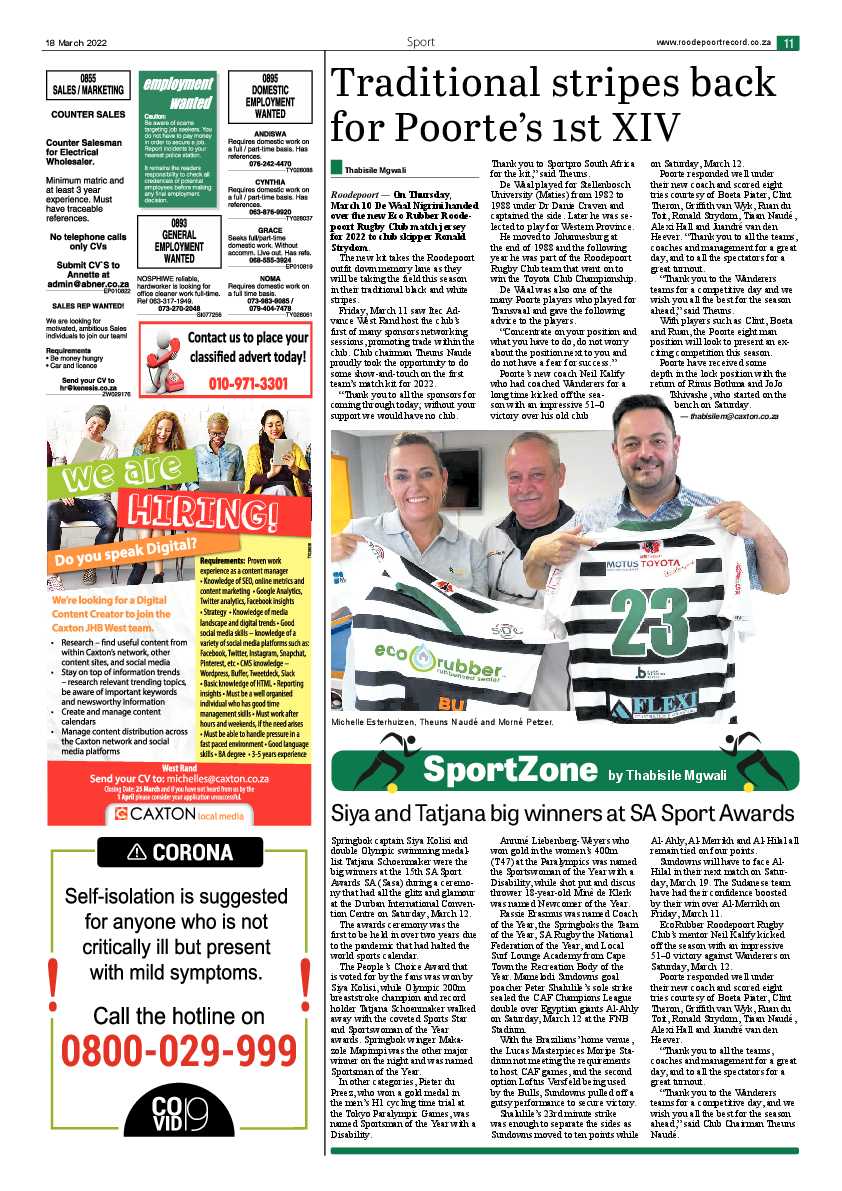Roodepoort Northsider 18 March 2022 page 11
