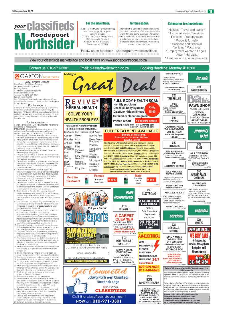 Roodepoort Northsider 18 November 2022 page 11
