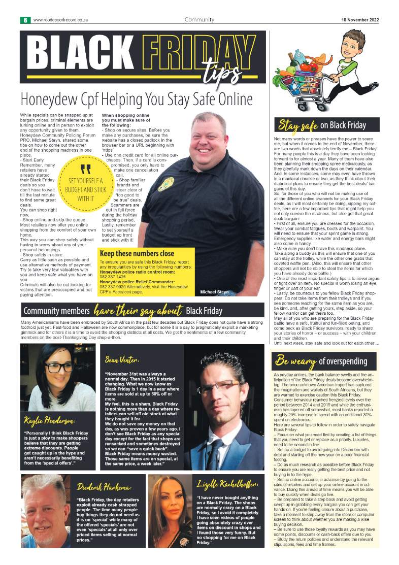 Roodepoort Northsider 18 November 2022 page 6