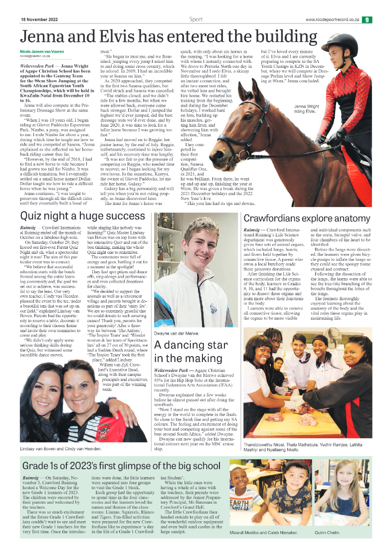 Roodepoort Northsider 18 November 2022 page 9