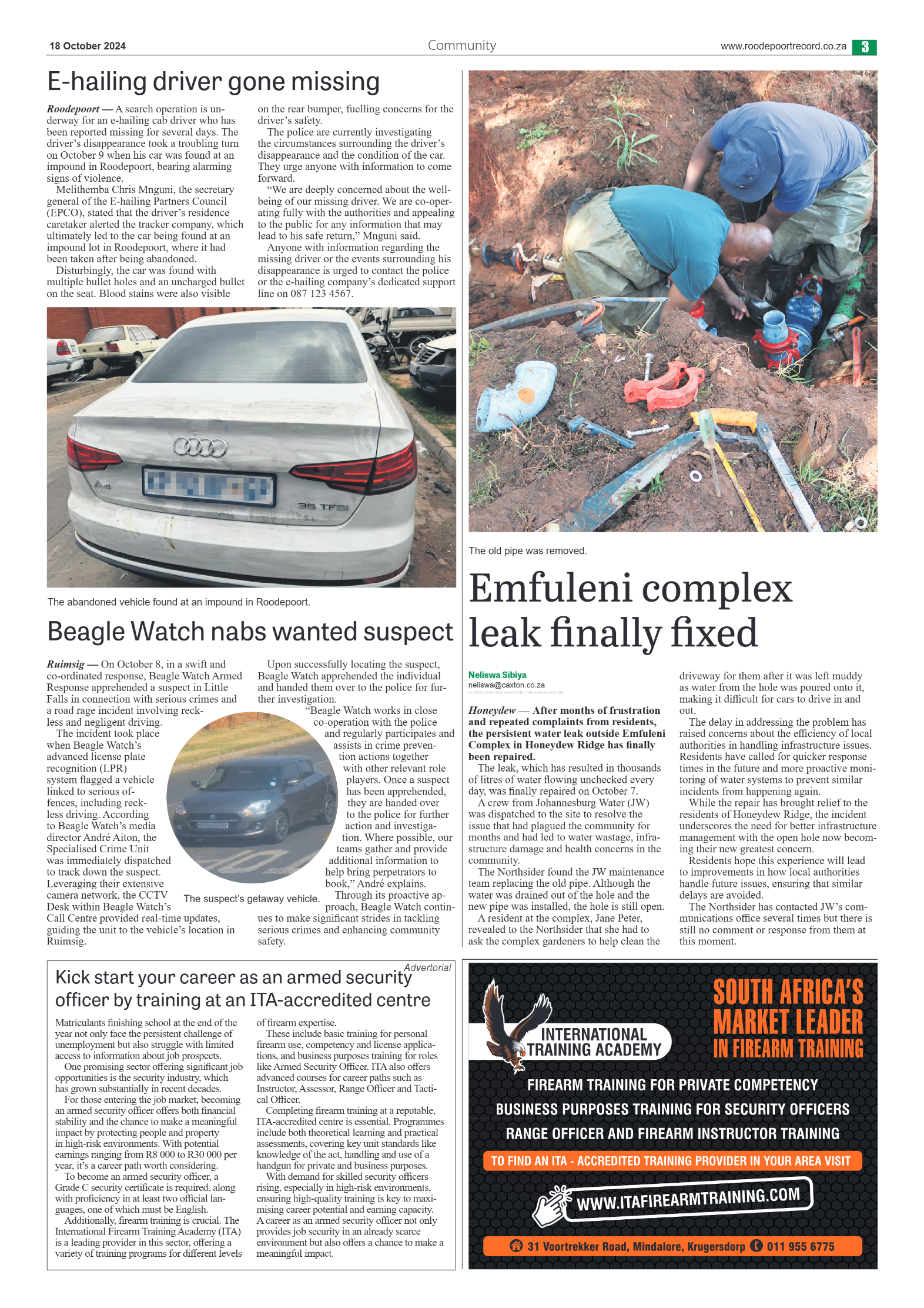 Roodepoort Record 18 October 2024 page 3