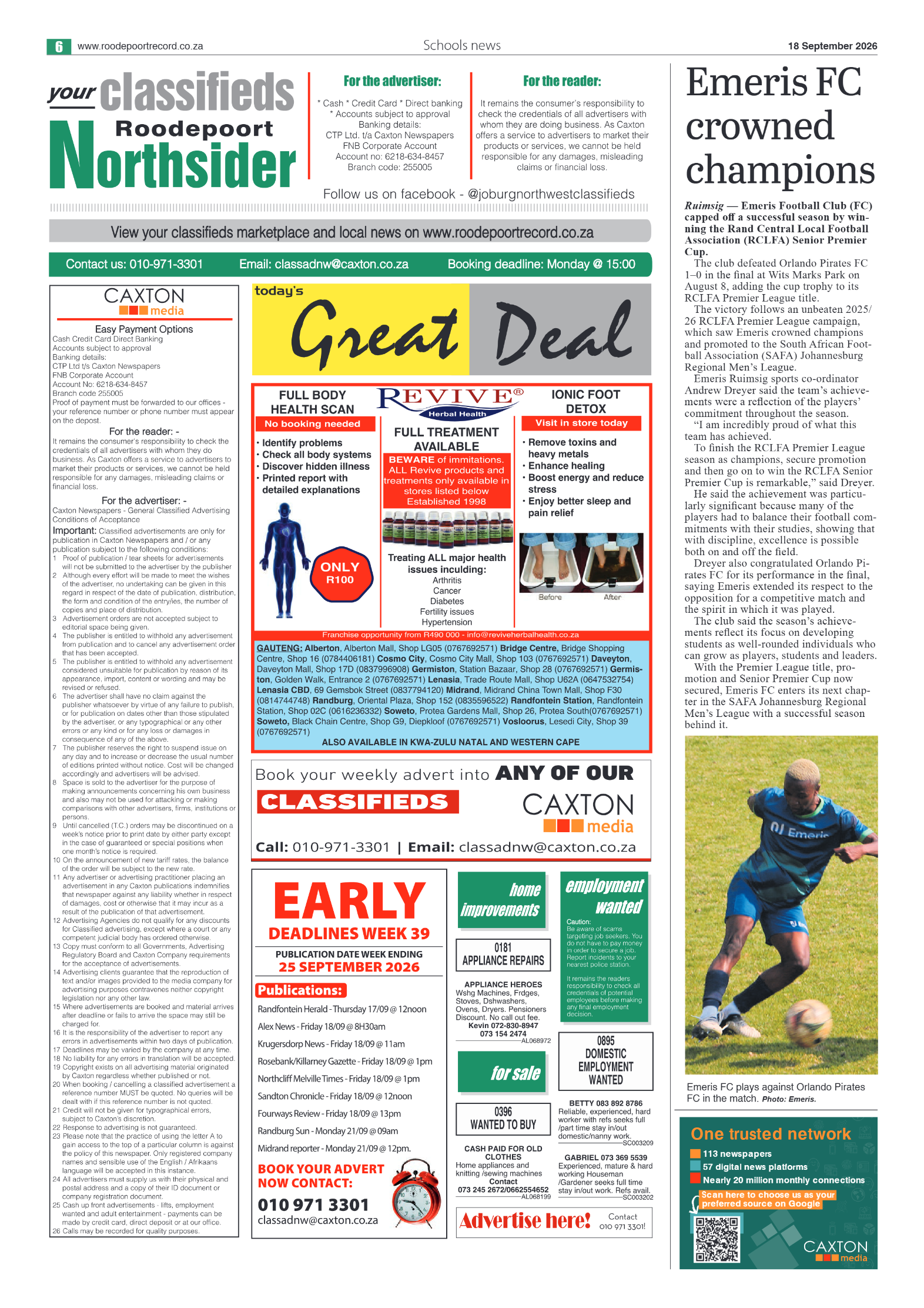 Roodepoort Northsider 18 September 2026 page 6