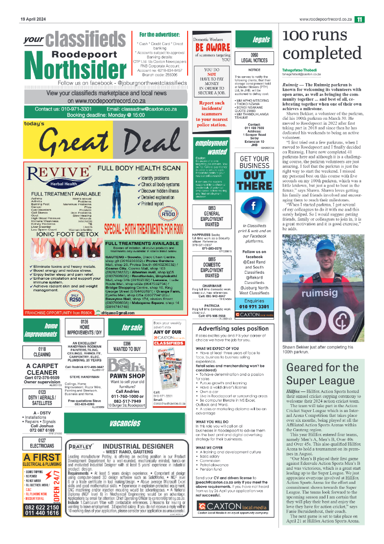 Roodepoort Northsider 19 April 2024 page 11