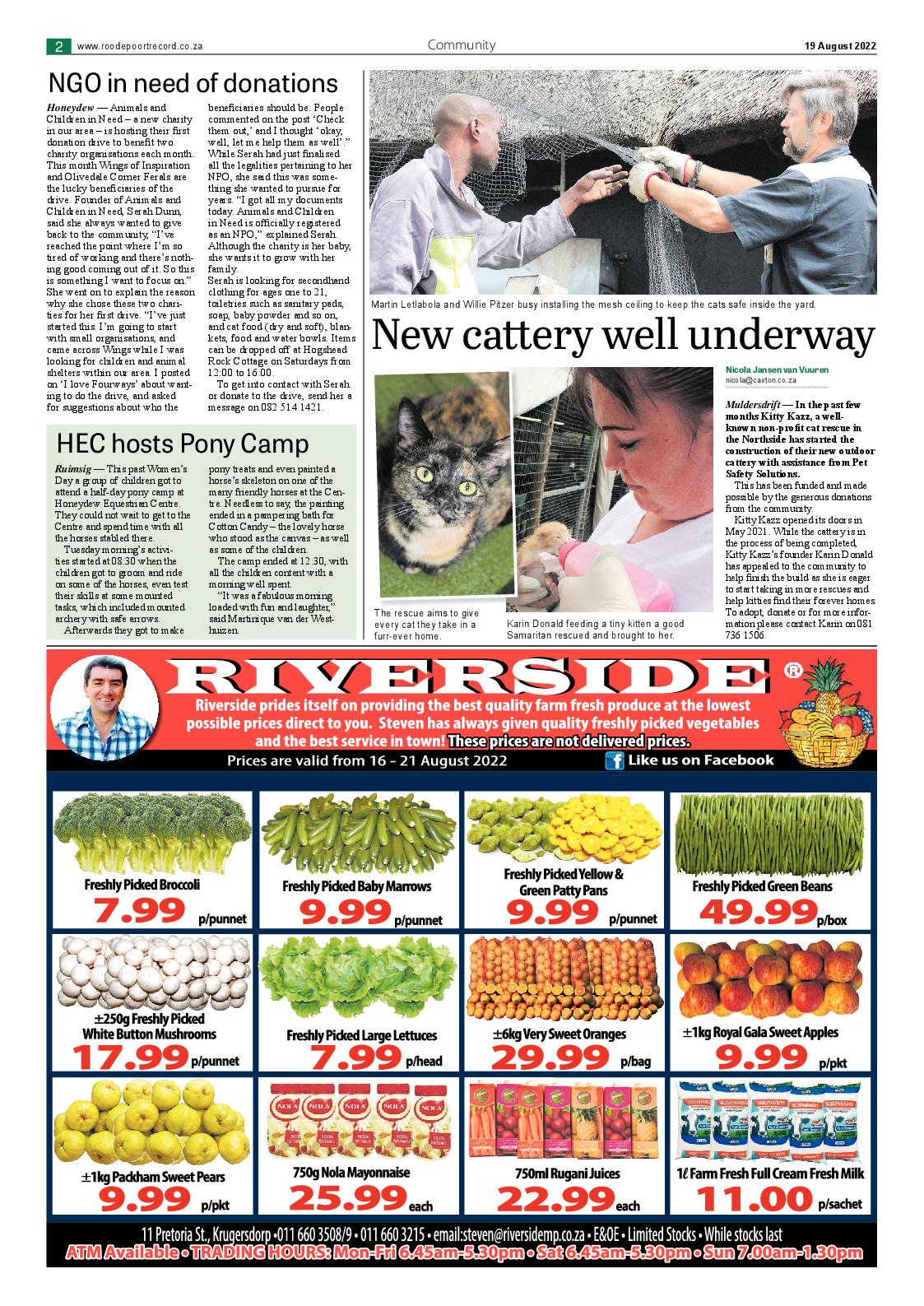 Roodepoort Record 19 August 2022 page 2