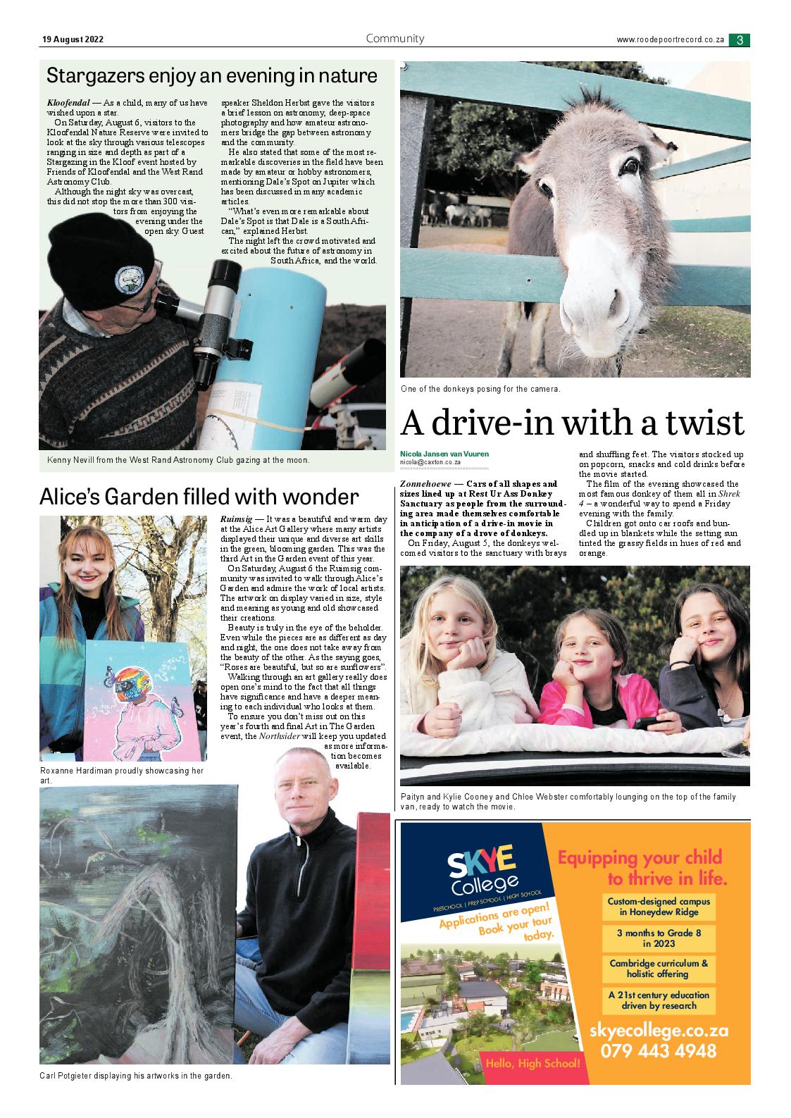 Roodepoort Record 19 August 2022 page 3