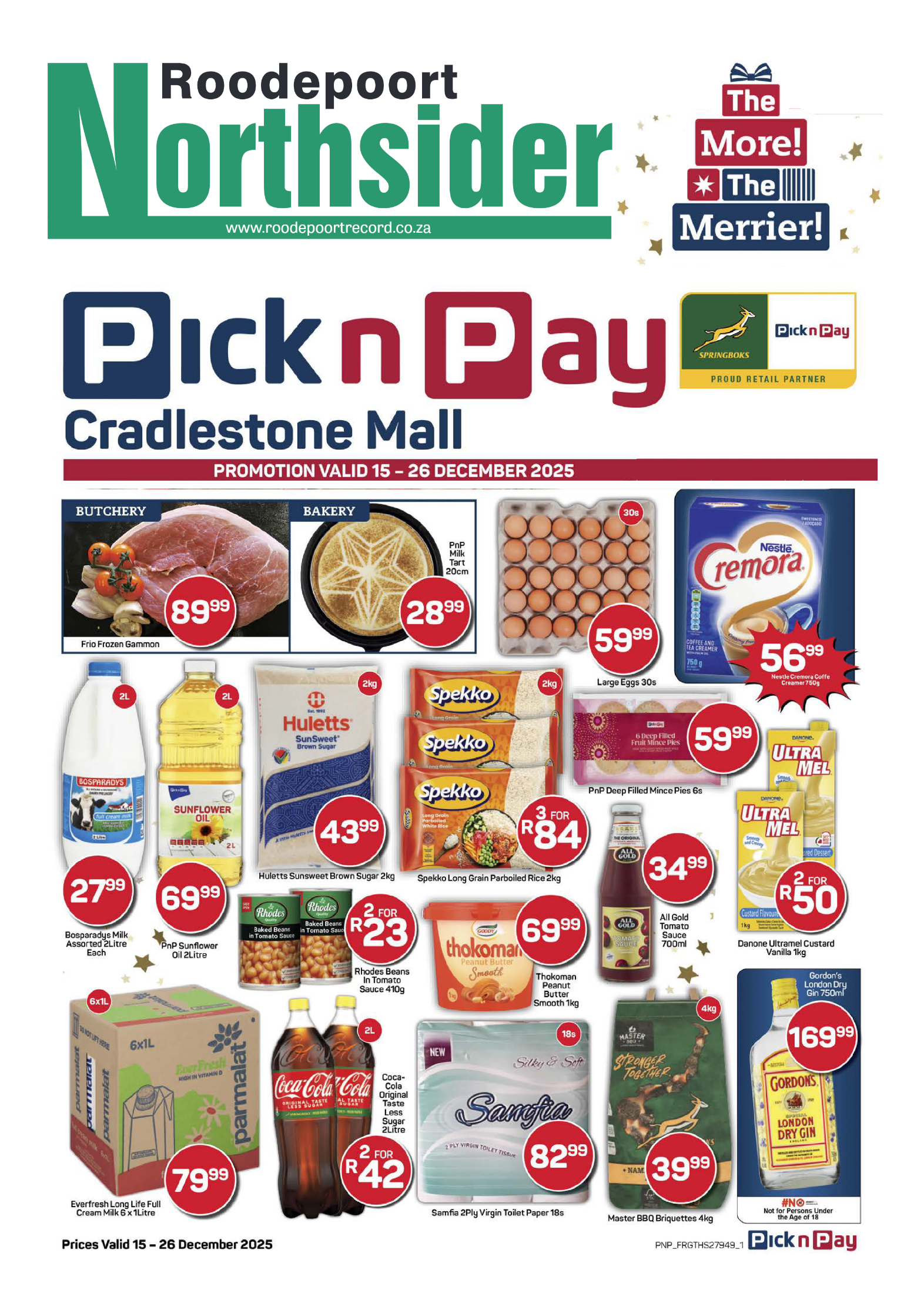 Roodepoort Northsider 19 December 2025 page 1