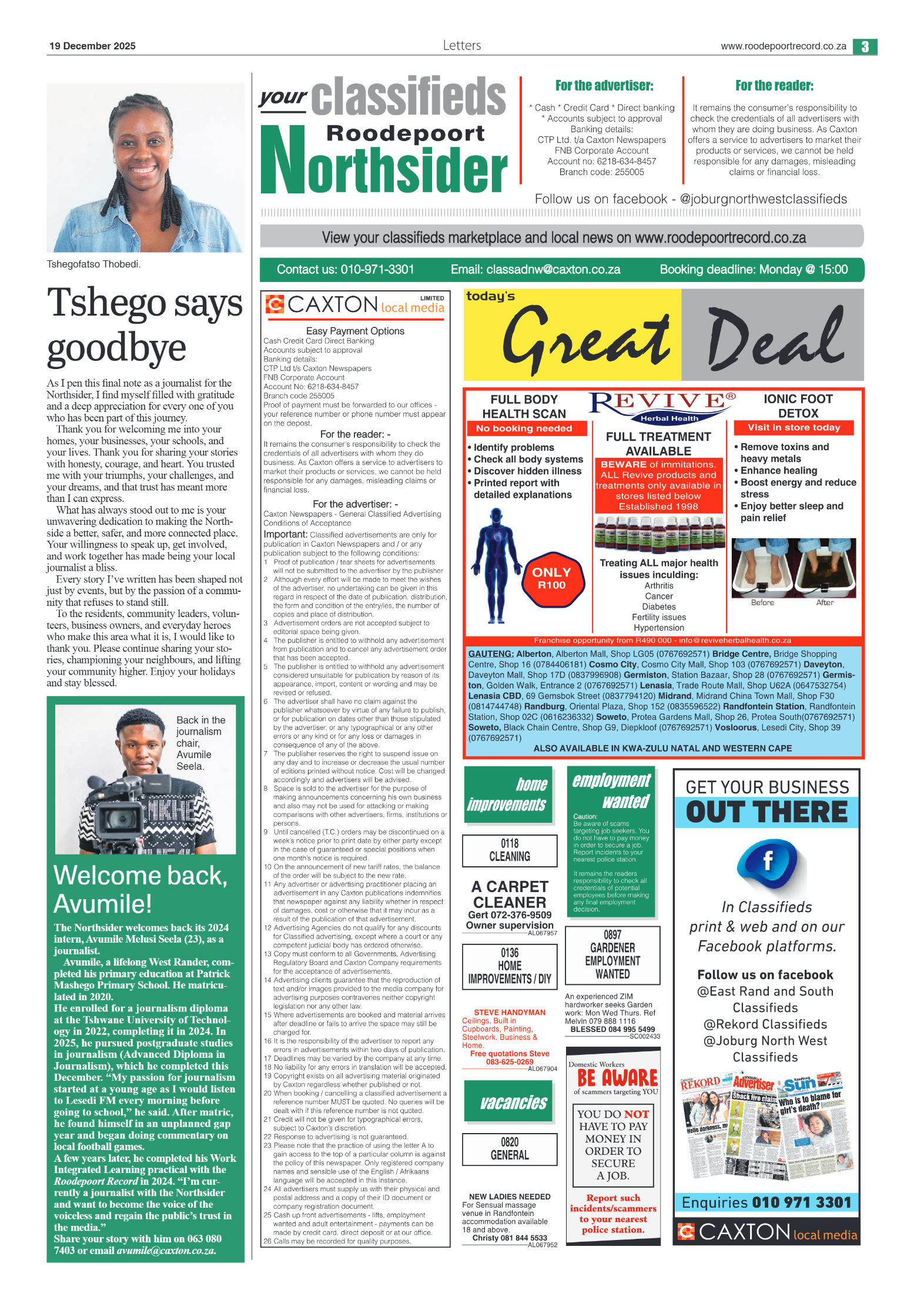 Roodepoort Northsider 19 December 2025 page 5