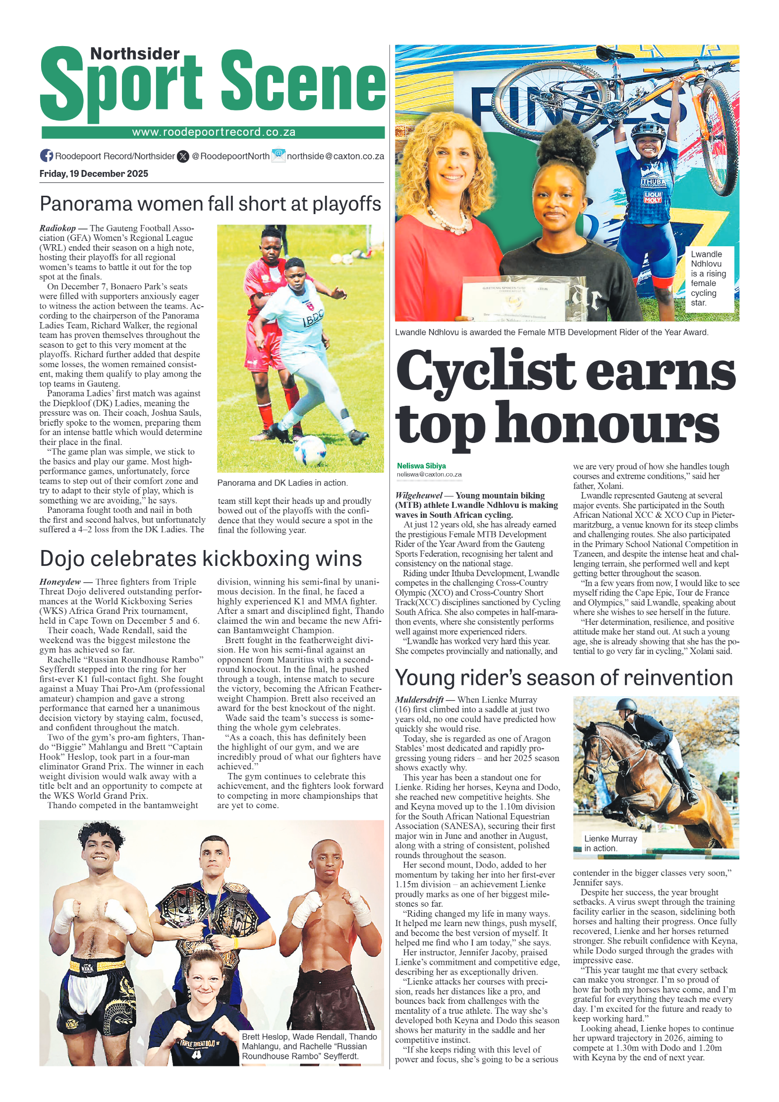 Roodepoort Northsider 19 December 2025 page 6