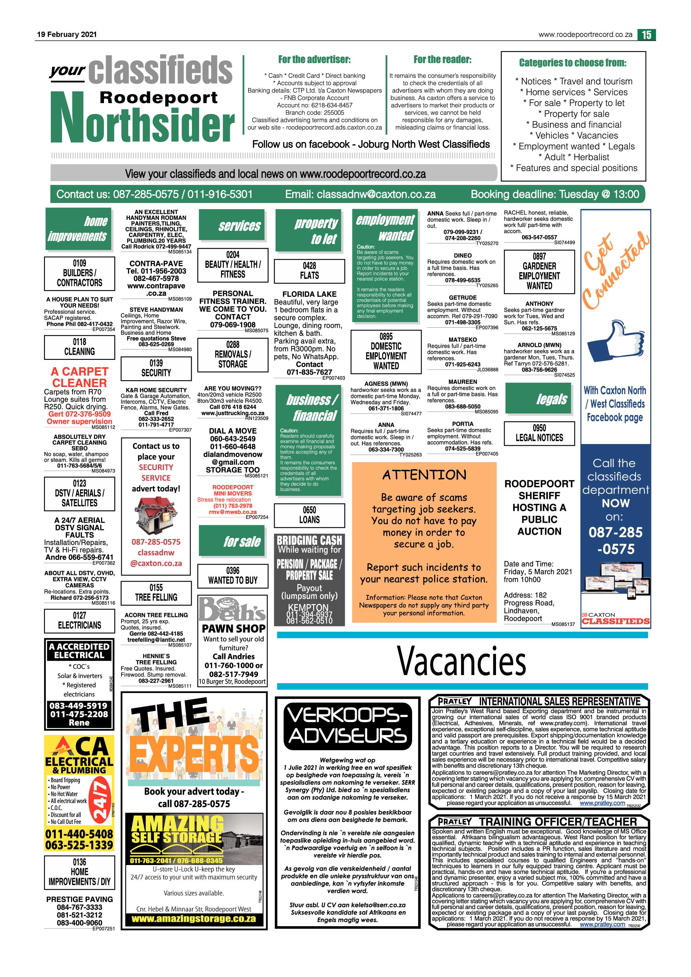 Roodepoort Northsider 19 February 2021 page 15