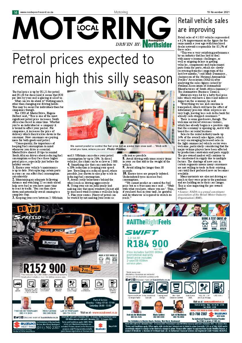 Roodepoort Northsider 19 November 2021 page 14