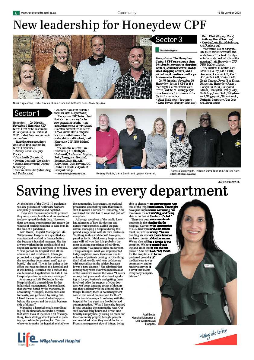 Roodepoort Northsider 19 November 2021 page 6