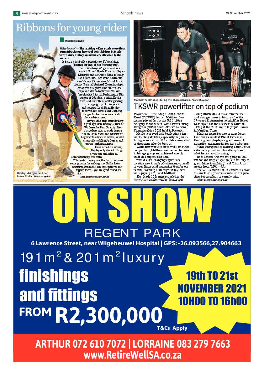 Roodepoort Northsider 19 November 2021 page 8