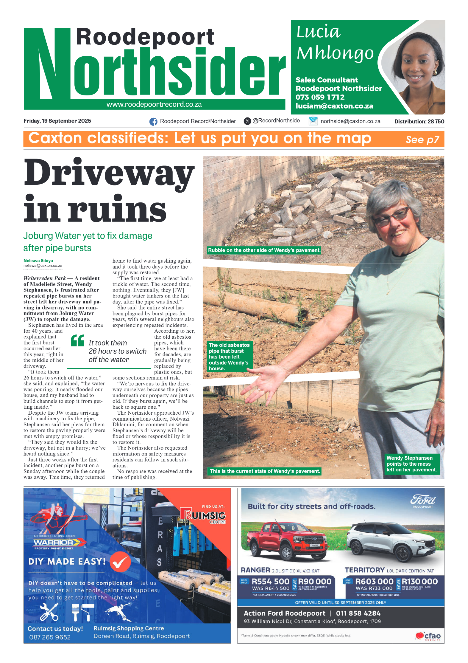 Roodepoort Northsider 19 September 2025 page 3