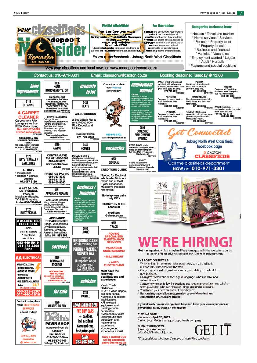 Roodepoort Northsider 1 April 2022 page 7